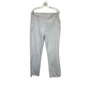 Maggie Lane Women's Flat Front Tech Golf Pants Active Athletic Gray Size 8
